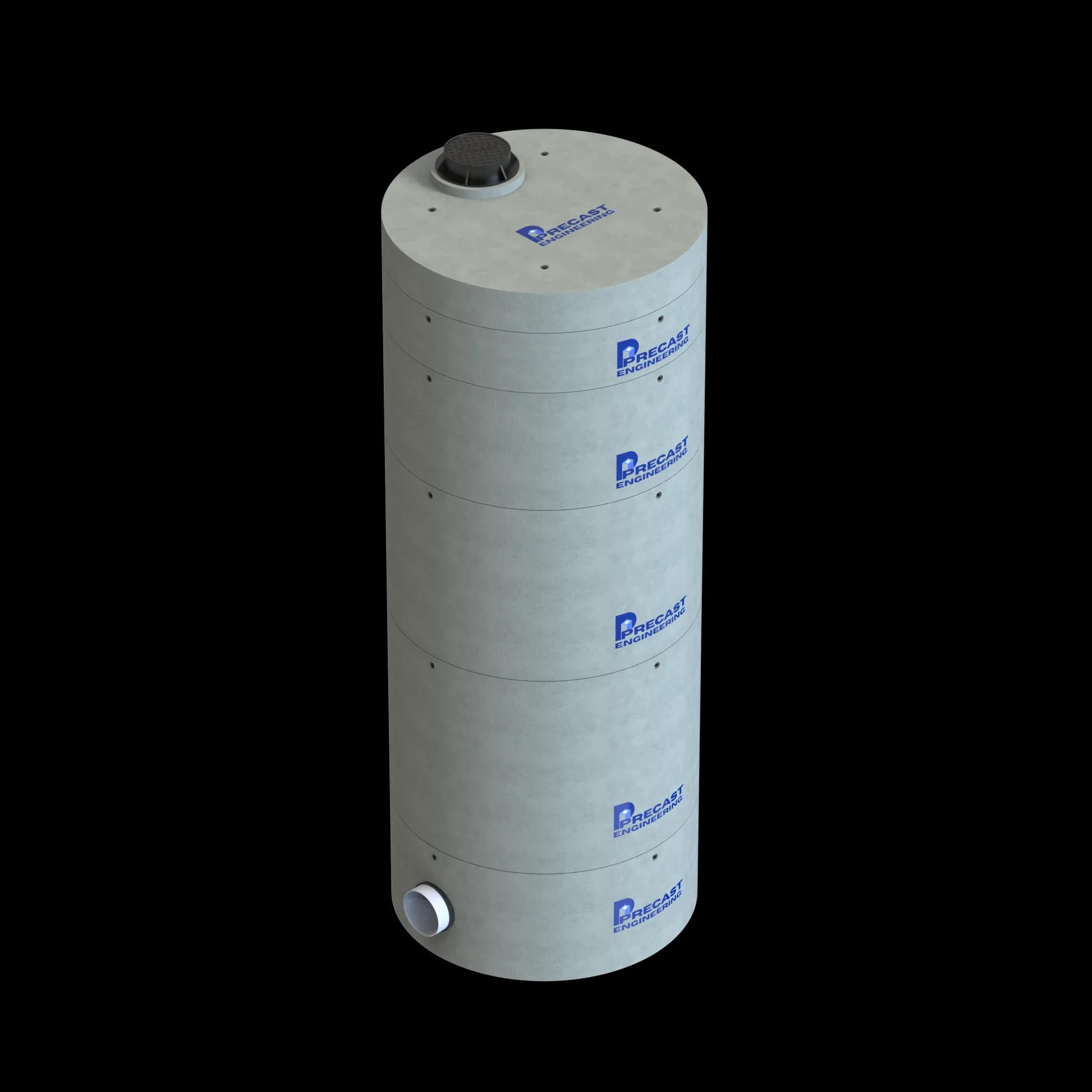 2440mm precast manhole barrel